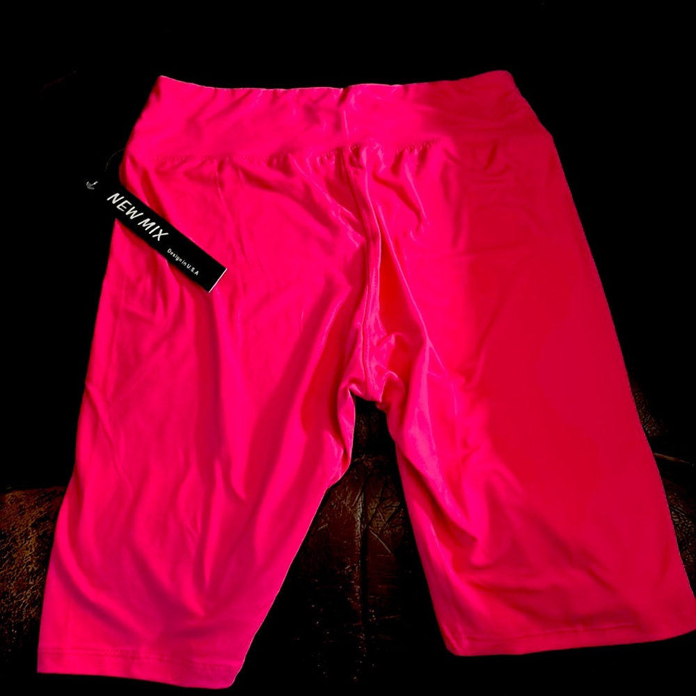 New pink jogging shorts.